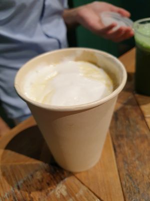 Moon latte at Base V Juicery - Via dei Neri in Florence