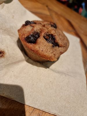 Bandana bread muffin at Base V Juicery - Via dei Neri in Florence