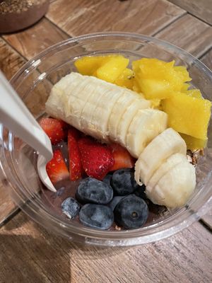 Açai bowl  at Base V Juicery - Via dei Neri in Florence