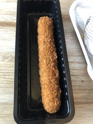 Kipcorn, a fried vegan chicken snack at Snackpoint De Gans in Goes