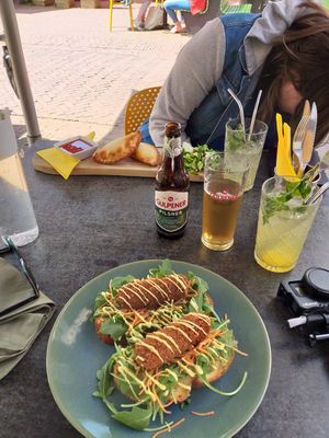 Vegan jackfruit kroket, empanadas vegan at Het Koffiepand in Middelburg