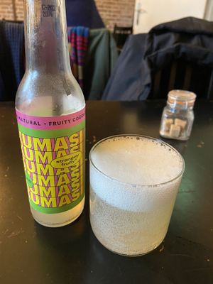 Gumasi drink (lychee-like taste) at Het Koffiepand in Middelburg