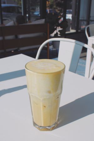 GOLDEN Latte  at Happy Day Juice - Northeast in Portland