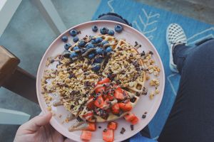 True Love Waffle  at Happy Day Juice - Northeast in Portland