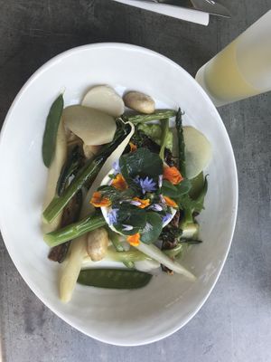 A beautiful vegetable dish. I think the purest I’ve ever had at a restaurant   at Boompjes in Boxmeer