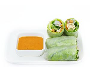 Vegan Spring Rolls at Thai Cafe  in Siloam Springs