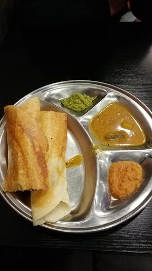 Spinach dosa at Vegano in Bremen