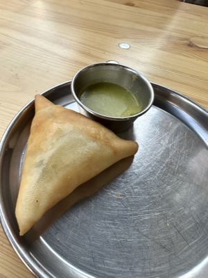 Samosas  at Vegano in Bremen