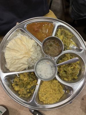 Friday thali  at Vegano in Bremen