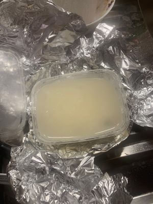 Wasser statt Payasam Pudding. at Vegano in Bremen