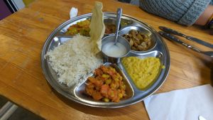 Vegetables overcooked to moosh at Vegano in Bremen