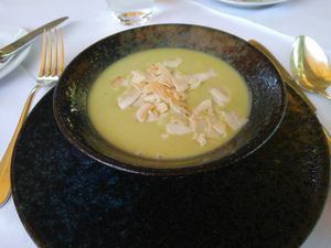 Kokos-Limettensuppe at Mürset in Aarau