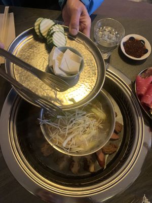 Ready to go in!  at Monsoon Shabu Shabu in Hobart