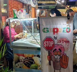 Stall at Gepeto Pie Ice Cream in Pai