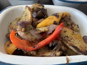 Grilled veggies. Ok   at The Kingfish in Newcastle