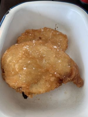 Potato cakes   at The Kingfish in Newcastle