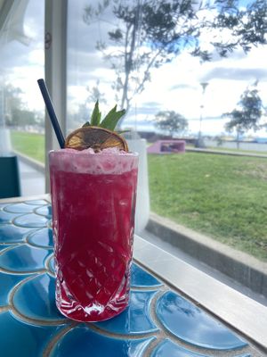 Malibu mai tai at The Kingfish in Newcastle