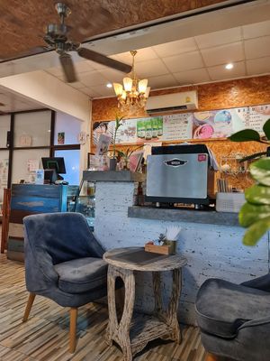 Interior at Go Vegan Cafe in Phuket