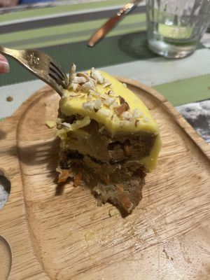 Carrot cake. Wow!  at Go Vegan Cafe in Phuket