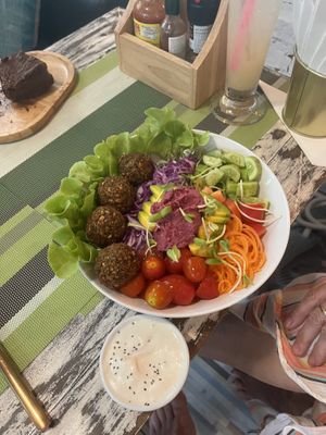 Falafel bowl  at Go Vegan Cafe in Phuket