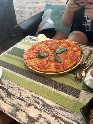 And even a pizza!!  at Go Vegan Cafe in Phuket