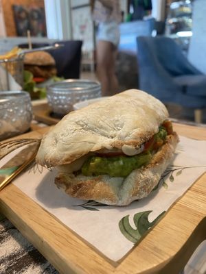 Avocado panini , so good  at Go Vegan Cafe in Phuket