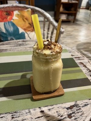 Piña colada smoothie  #Veganuary at Go Vegan Cafe in Phuket