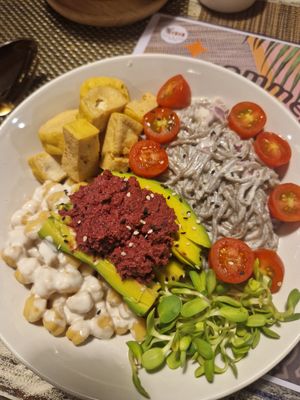 Power bowl at Go Vegan Cafe in Phuket