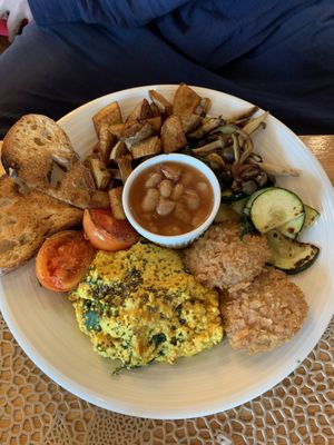 English breakfast   at Go Vegan Cafe in Phuket