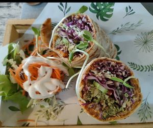 One of the many wraps at Go Vegan Cafe in Phuket