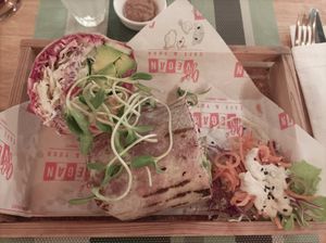 Avocado wrap at Go Vegan Cafe in Phuket