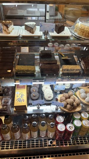 Cakes and other desserts  at Go Vegan Cafe in Phuket