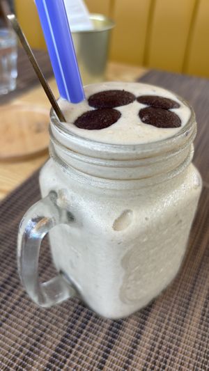 Chocolate chip cookie dough smoothie   at Go Vegan Cafe in Phuket