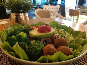 Customised bowl at Go Vegan Cafe in Phuket