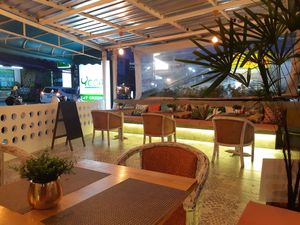 Terrace at Go Vegan Cafe in Phuket