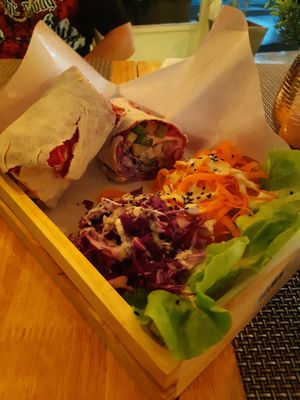 NY wrap at Go Vegan Cafe in Phuket