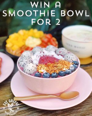 Smoothie bowls  at Go Vegan Cafe in Phuket