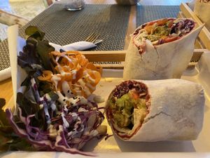 Wrap at Go Vegan Cafe in Phuket