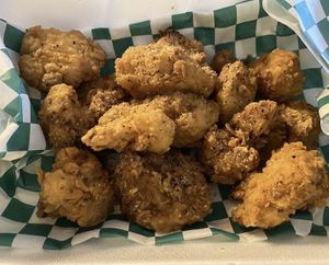 Cauliflower with lemon pepper seasoning - very good  at Vegan T'ease in Orland Park
