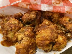 Cauliflower wings  at Vegan T'ease in Orland Park