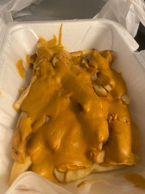 LG Cheese fries   at Vegan T'ease in Orland Park