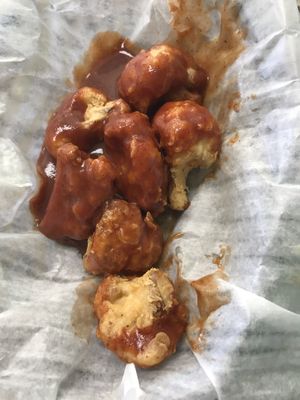 BBQ Cauliflower, so good at Vegan T'ease in Orland Park