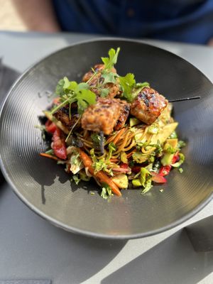Tempeh & Spicy Noodel Salad  at Local Ocean Seafoods in Newport