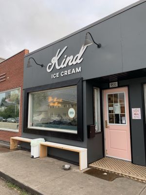 storefront at Kind Ice Cream in Edmonton