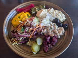 Salad bits at Wisso's in Tarbes