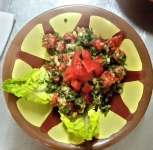 Lebanese tabboule at Wisso's in Tarbes