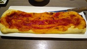 Tomato flatbread at The Freeman in Bridlington