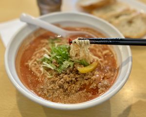 Tomato ramen   at Fuku Noki in Sapporo