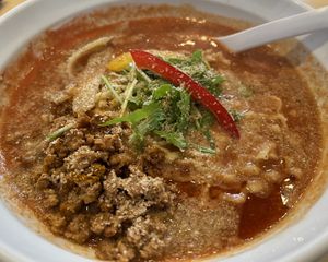 Tomato ramen  at Fuku Noki in Sapporo
