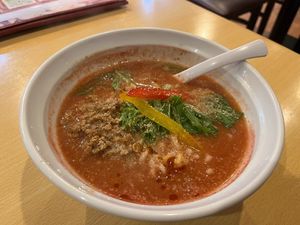 vegan tomato ramen at Fuku Noki in Sapporo
